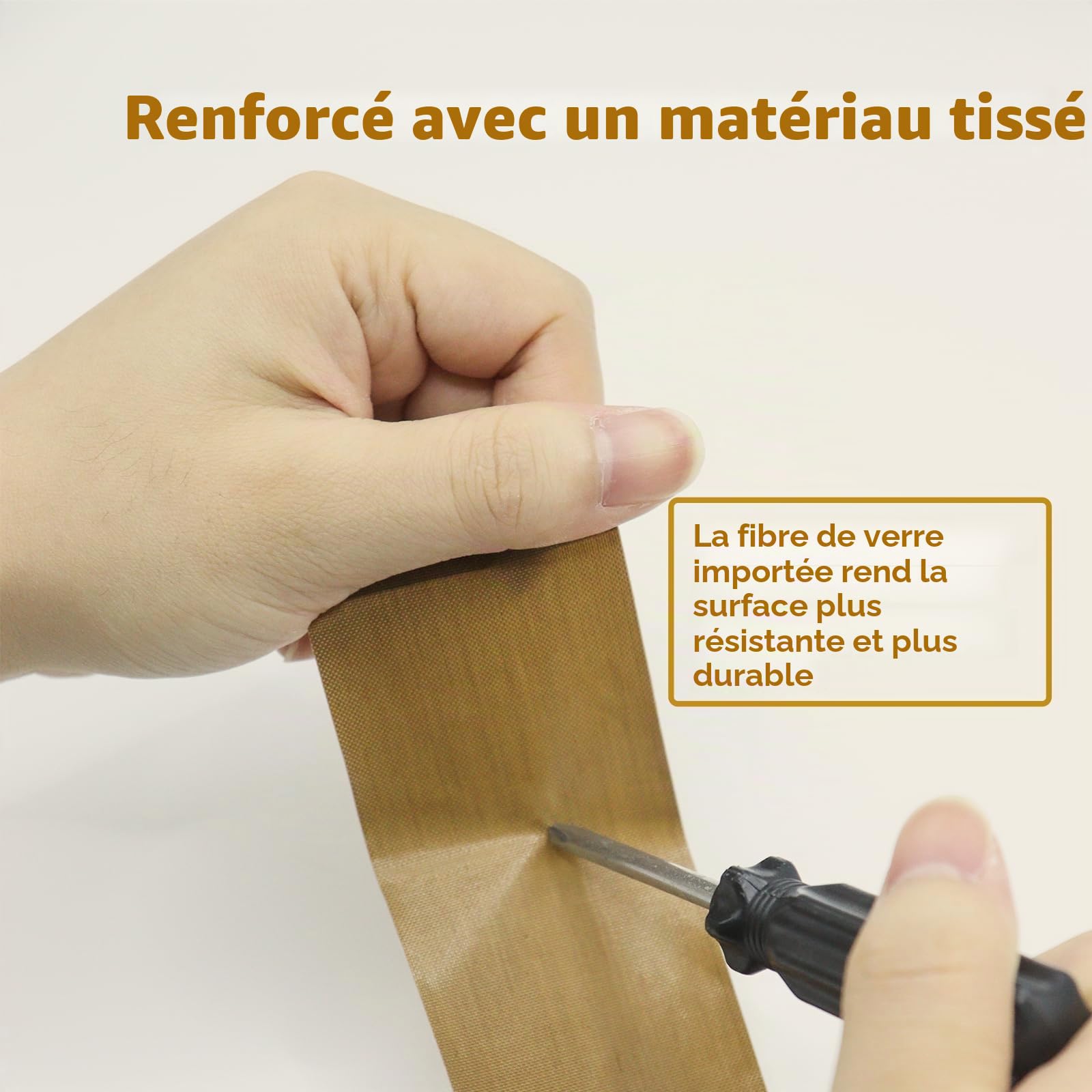 Ruban Adhésif PTFE Haute Température 10 mm x 10 m pour Machine sous Vide
