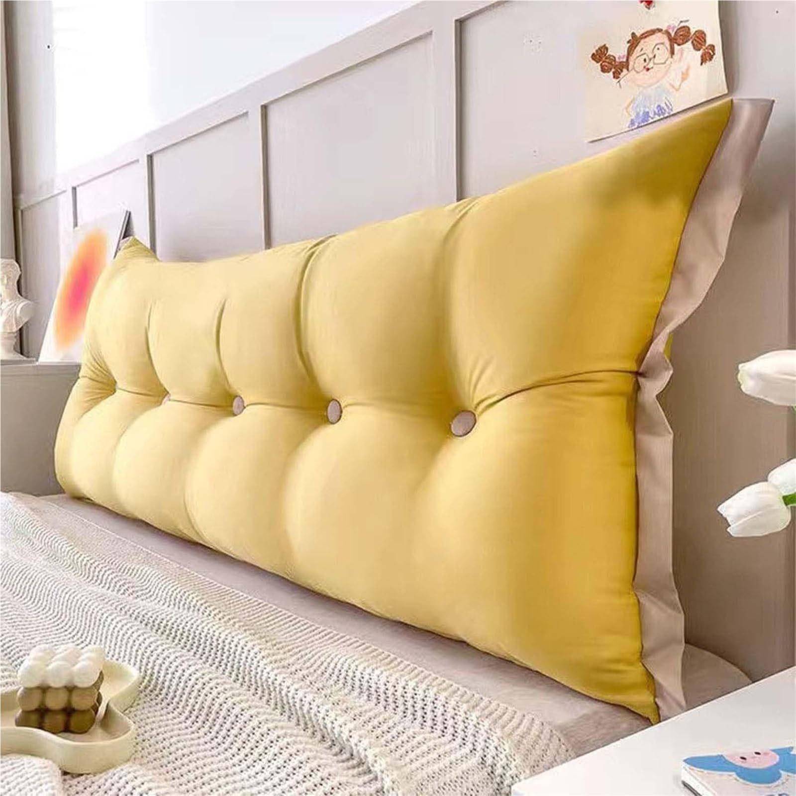 Oreiller de lecture doux pour lire confortablement dans son lit