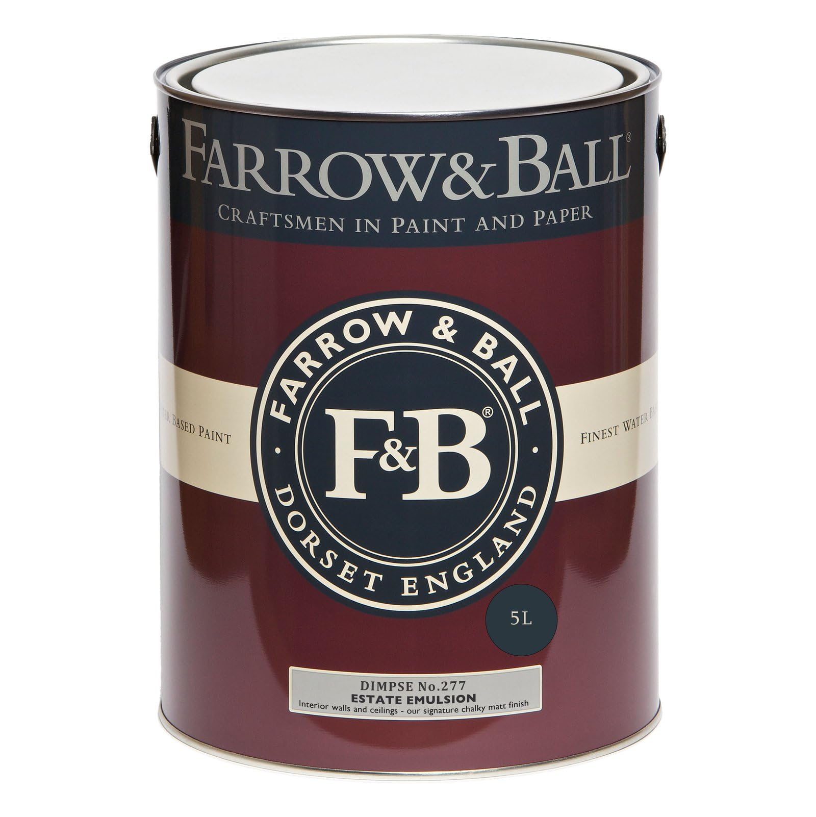 Farrow & Ball ESTATE EMULSION 277 DIMPSE 5L*MIXED TO ORDER-NON RETURNABLE — image 1