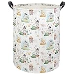 HIYAGON Kids Baby Laundry Basket Boys Baby Laundry Hamper Dirty Clothes Organizer Toy Storage Bin Nursery Hamper for Bedroom Room Decor(Farm)