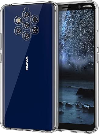 MoKo - Carcasa para Nokia 9 PureView (policarbonato Duro, Incluye Protector de Pantalla de TPU), Transparente MoKo - Carcasa para Nokia 9 PureView (policarbonato Duro, Incluye Protector de Pantalla de TPU), Transparente