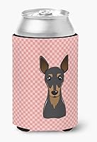 Vista 345 de Caroline's Treasures BB1293LITERK Tablero de ajedrez verde lima Weimaraner Botella de vino Hugger Funda Enfriadora Abrazador Lavable a Máquina