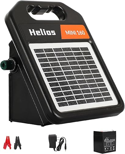 Miniatura 11 de Andmon MINI400 Cargador eléctrico solar de la cerca de 20 millas con el modo día/de la noche 0.4J de salida Energizer eléctrico de la cerca