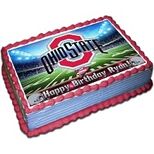 Ohio Personalized Cake Topper 1/2 11 x 17 Inches Birthday Cake Topper