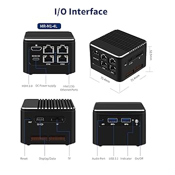 Amazon.com: Mrroute Mini Firewall PC N100 4C/4T,16GB LPDDR5