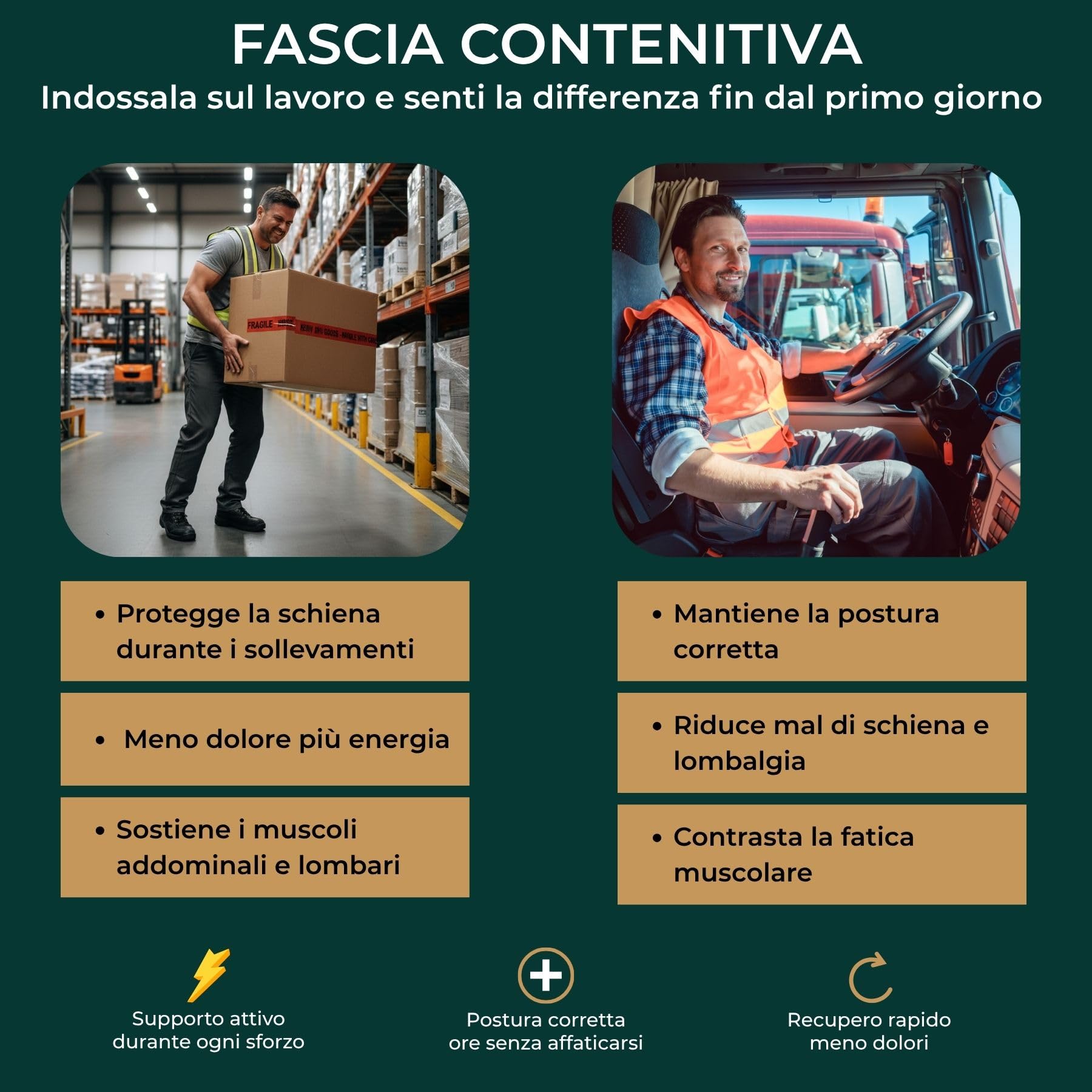Easy8 – H28/80 Pancera Contenitiva Uomo Donna, Pancera Post Parto, Altezza 28 cm, Fascia Addominale Post Operatoria, Elastica, Guaina, Lombare, Corsetto, Chiusura a Strappo Regolabile