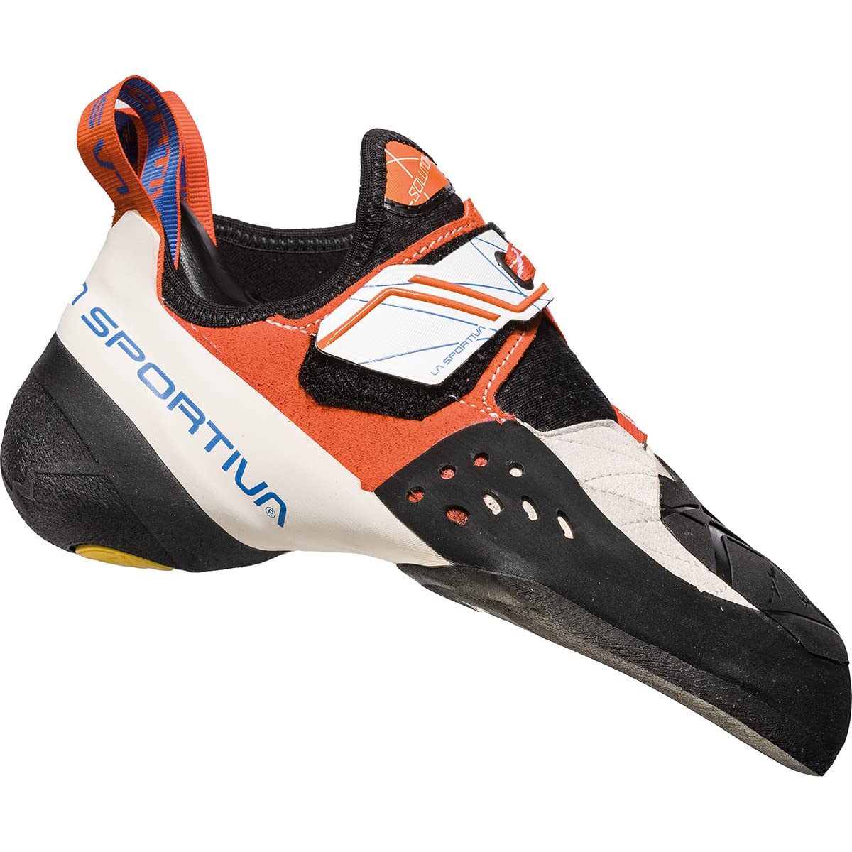 La Sportiva Solution Woman White/Lily Orange, Zapatillas de Escalada Mujer