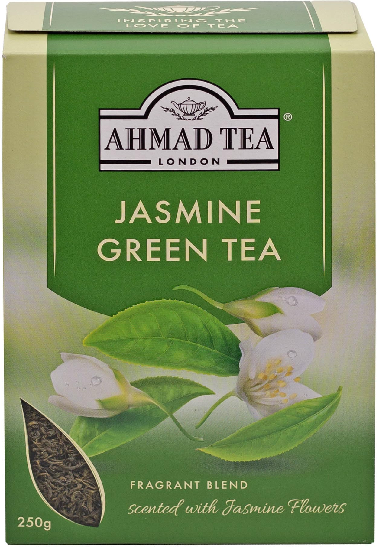 Ahmad Tea Jasmine Green Thé vert aux fleurs de jasmin - 250 g de thé en vrac
