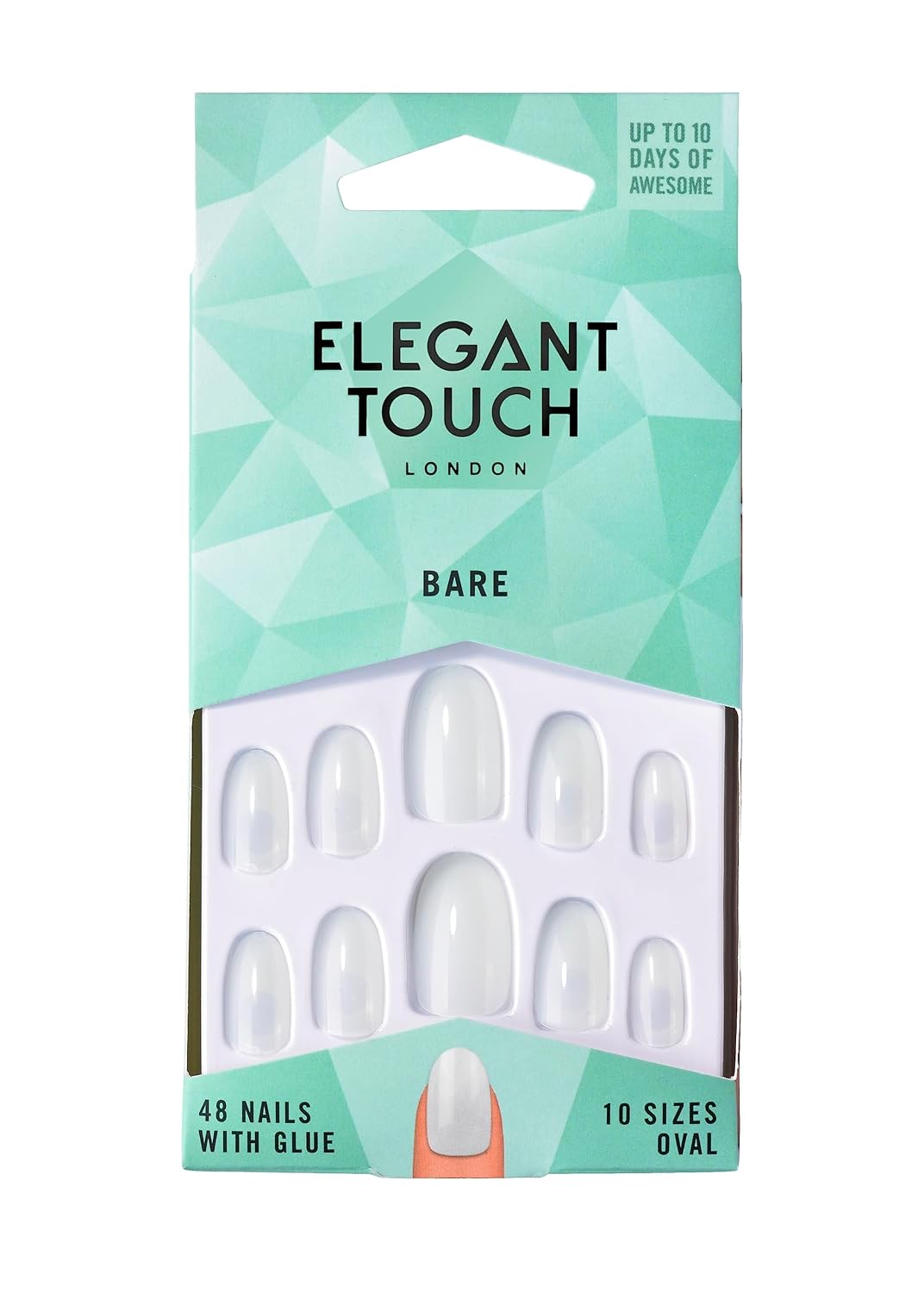 Elegant Touch Bare Nails Oval