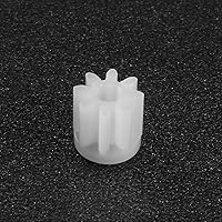 Vista 3 de uxcell Engranajes de plástico 8 dientes 082A engranajes de plástico engranajes helicoidales de engranajes de reducción para RC coche robot motor