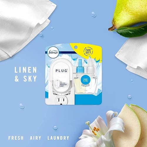 Miniatura 129 de Febreze Plug - Recambios para ambientador, edición limitada, aroma de calabaza de cosecha fresca, (2 unidades, 1.75 onzas)