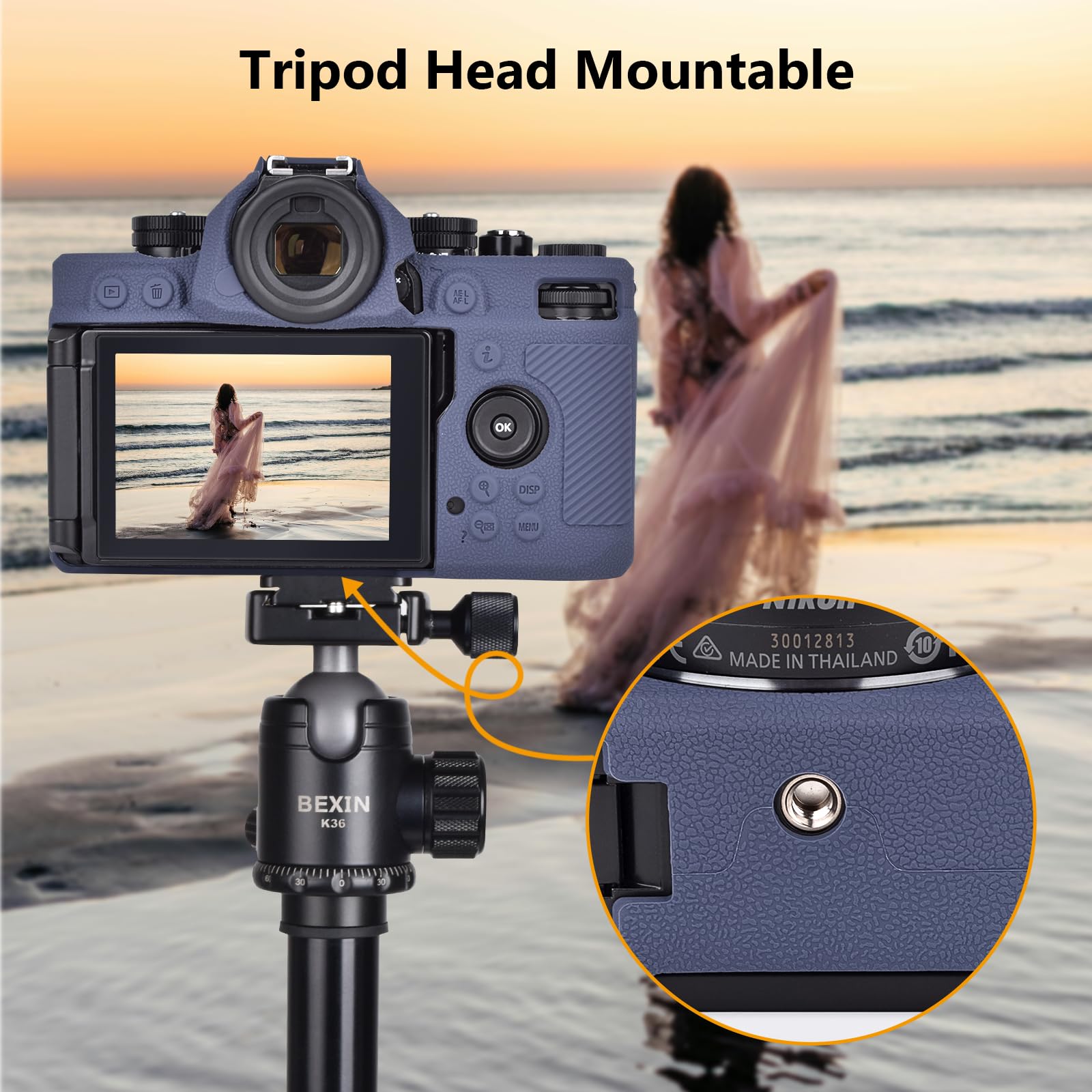 Amazon | MUZIRI KINOKOOケース Nikon Zfカメラ用 ソフトシリコン保護