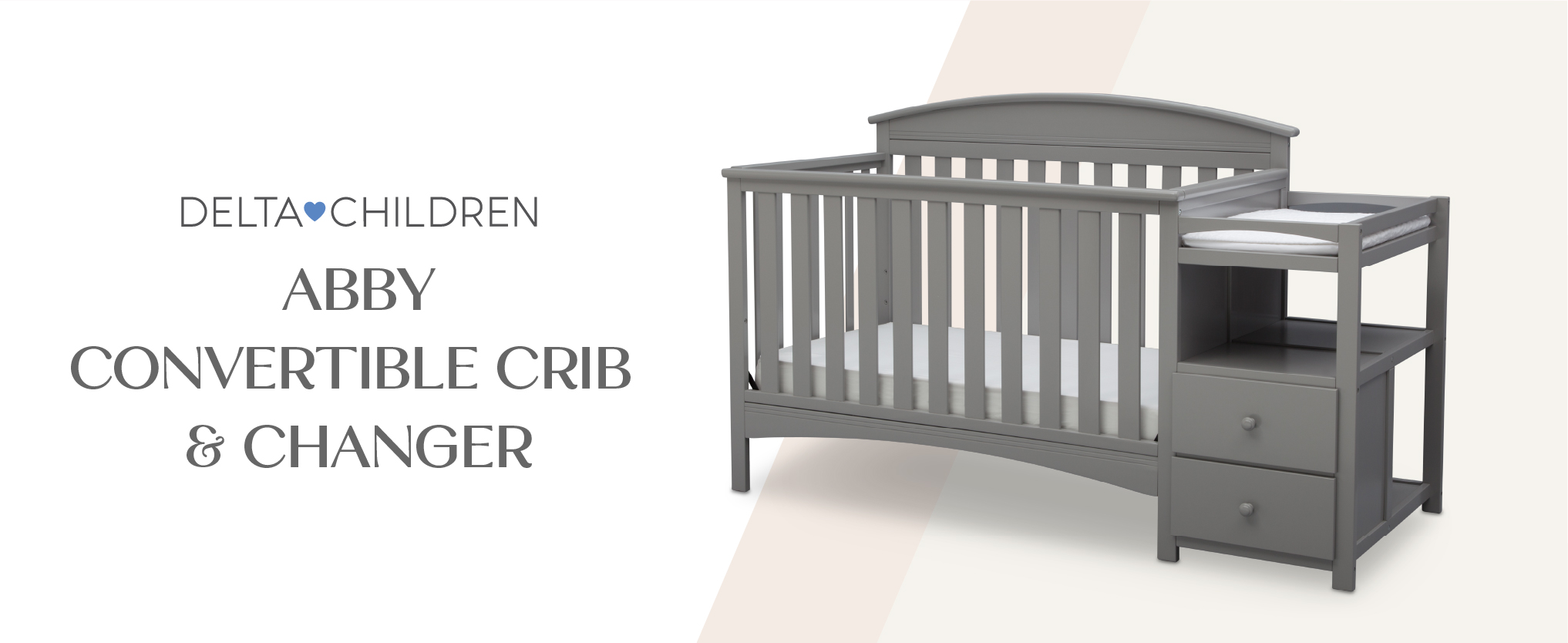 Amazon.com : Delta Children Abby Convertible Crib and Changer