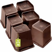 Vista 31 de Elevadores de cama de 2 pulgadas, 3 pulgadas, 4 pulgadas, 6 pulgadas, 8 pulgadas, resistente, elevador de muebles de gran tamaño para sofá, mesa