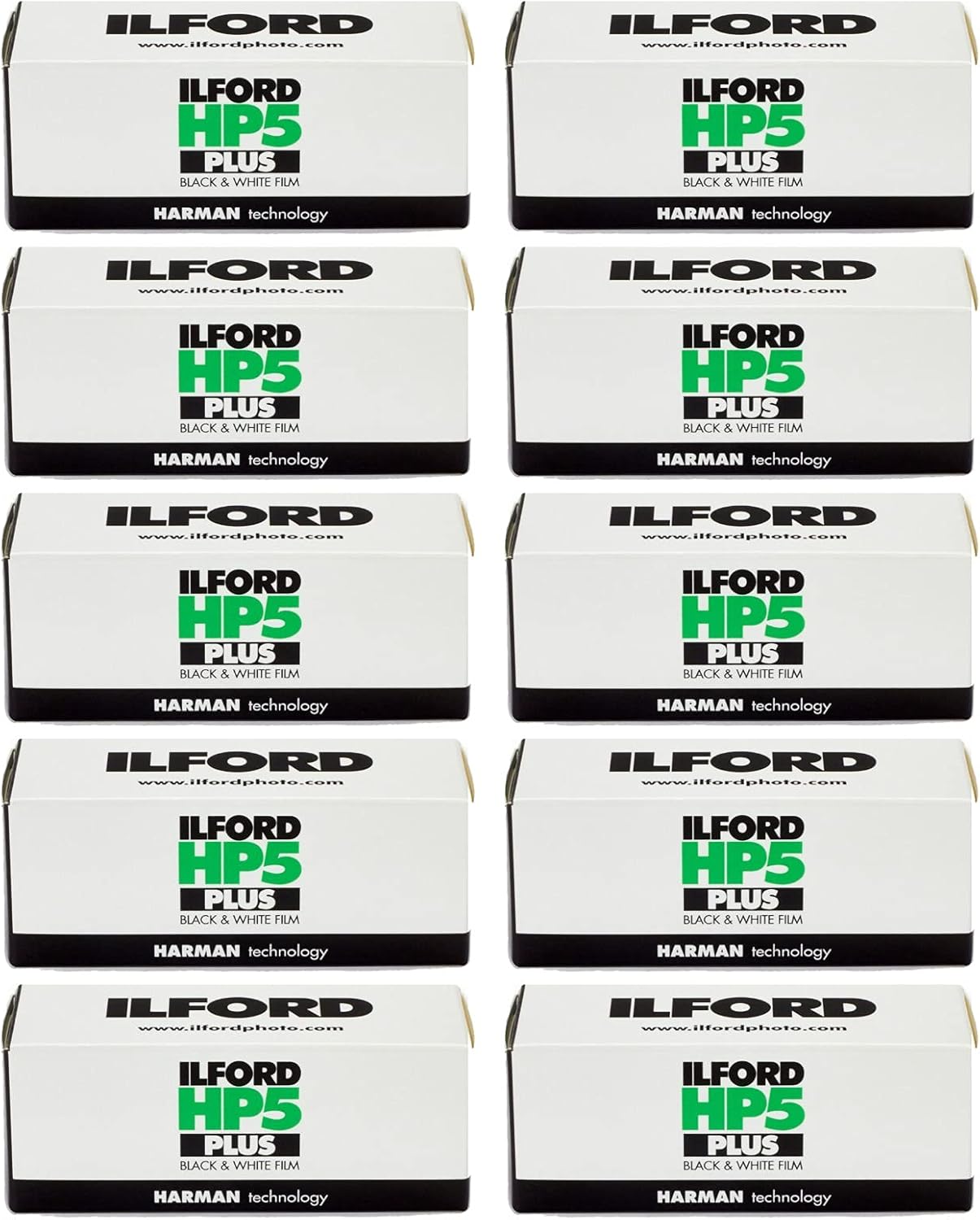Buy Ilford HP5 400 120 Film Pack of 10 Rolls at Ubuy Nepal