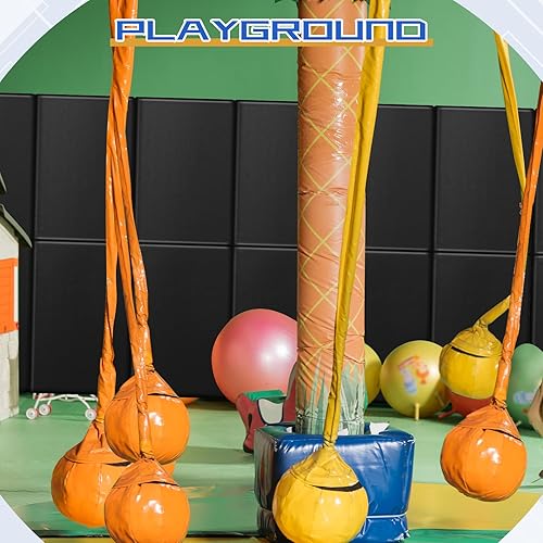 Miniatura 7 de Liliful 3 protectores de pared de gimnasio de 2 pulgadas de grosor, protección de espuma de pared, duraderos, impermeables, protectores de cancha de