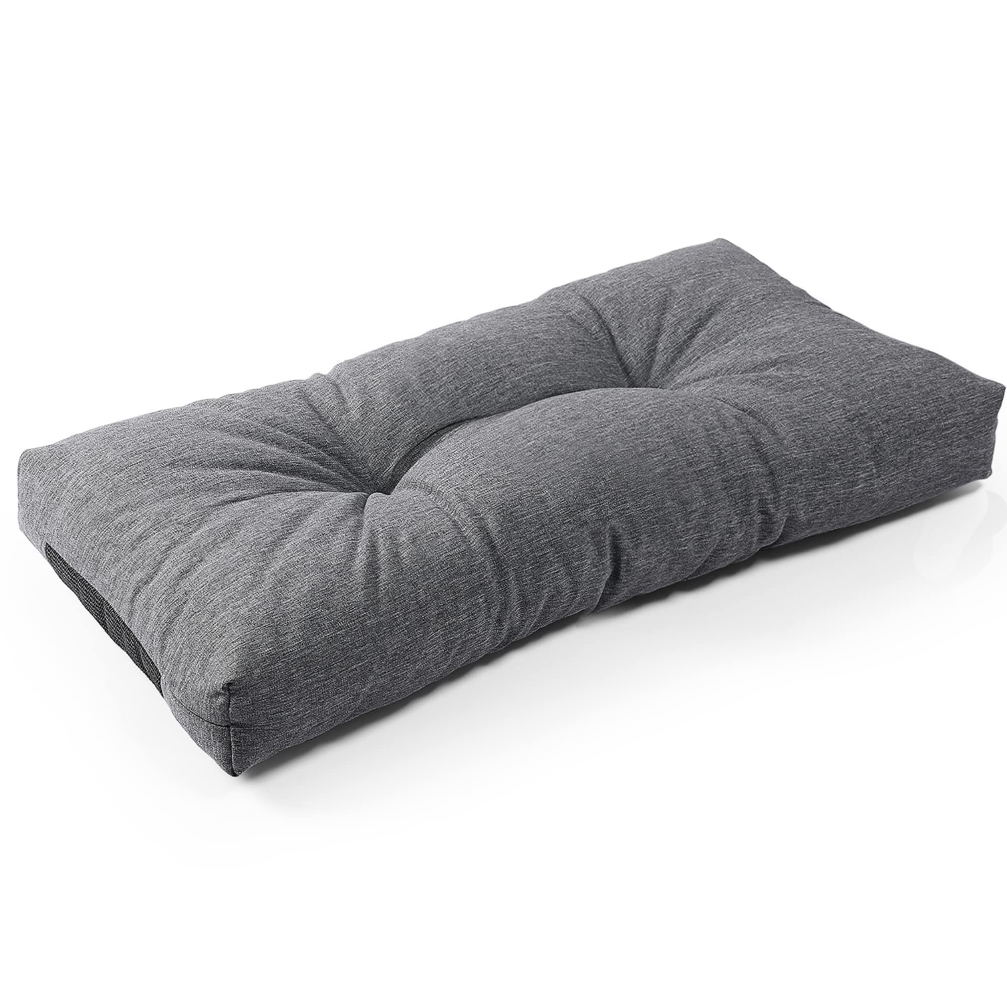 Cojín de banco de espuma viscoelástica antideslizante y duradero para exterior 27x12