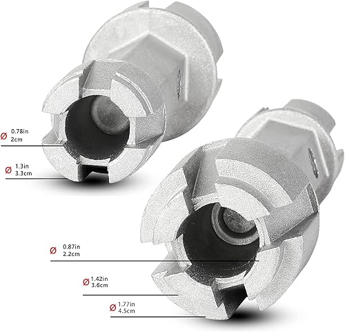 Miniatura 2 de Llave eliminadora de drenaje de bañera, se utiliza para instalar y quitar la mayoría de los desagües de baño y ducha y espuds cuadrados de plástico