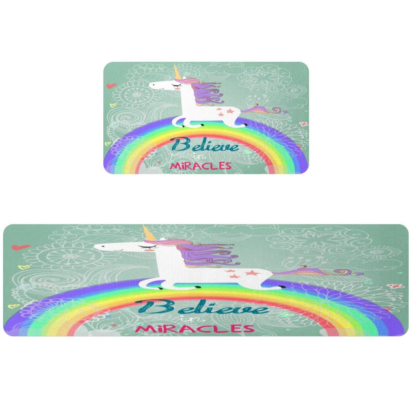 Tapis de cuisine lavables et antidérapants lot de 2 pour couloir et buanderie