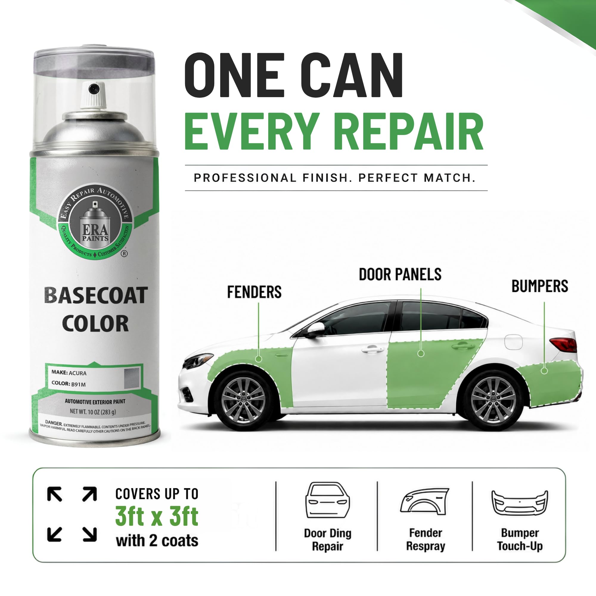 Amazon.com: ERA Paints - LX6W/Q6 - Gotland Green Metallic for AUDI