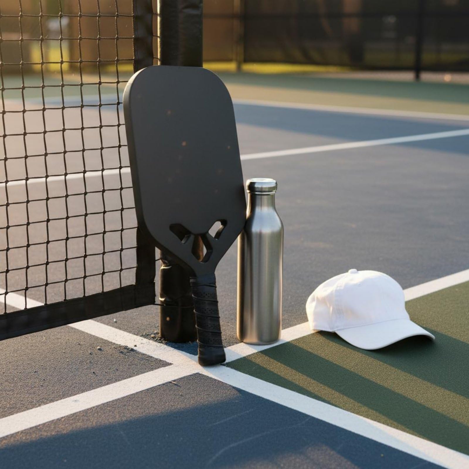 Racchetta Pickleball Pagaia Racchetta Padel Racchetta Sport Racchetta Torneo in Fibra di Carbonio con Telaio Rigido a Stampaggio Unificato Presa