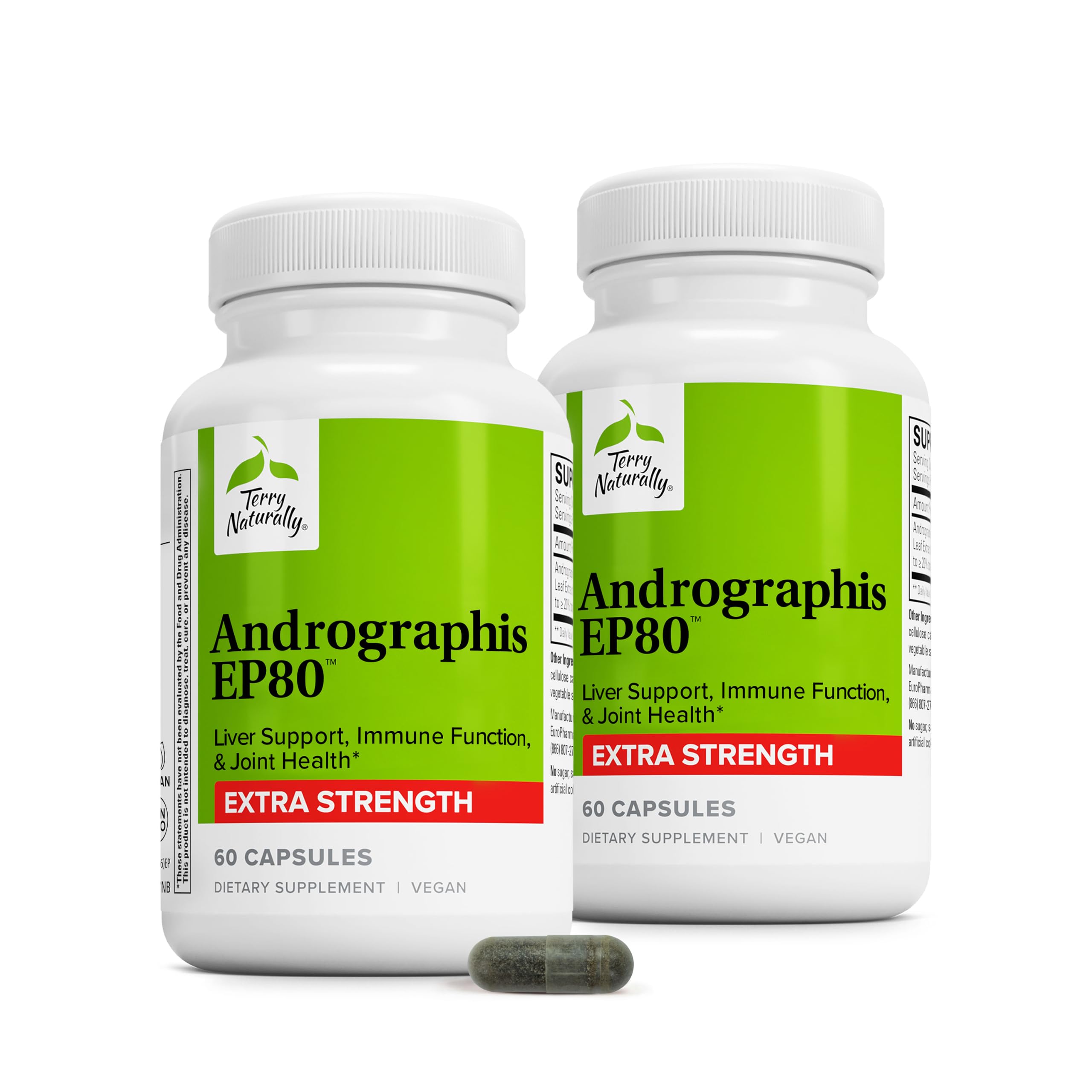 Terry Naturally Andrographis EP80 Extra Strength - Brain Health - 60 Count — Amazon image 8