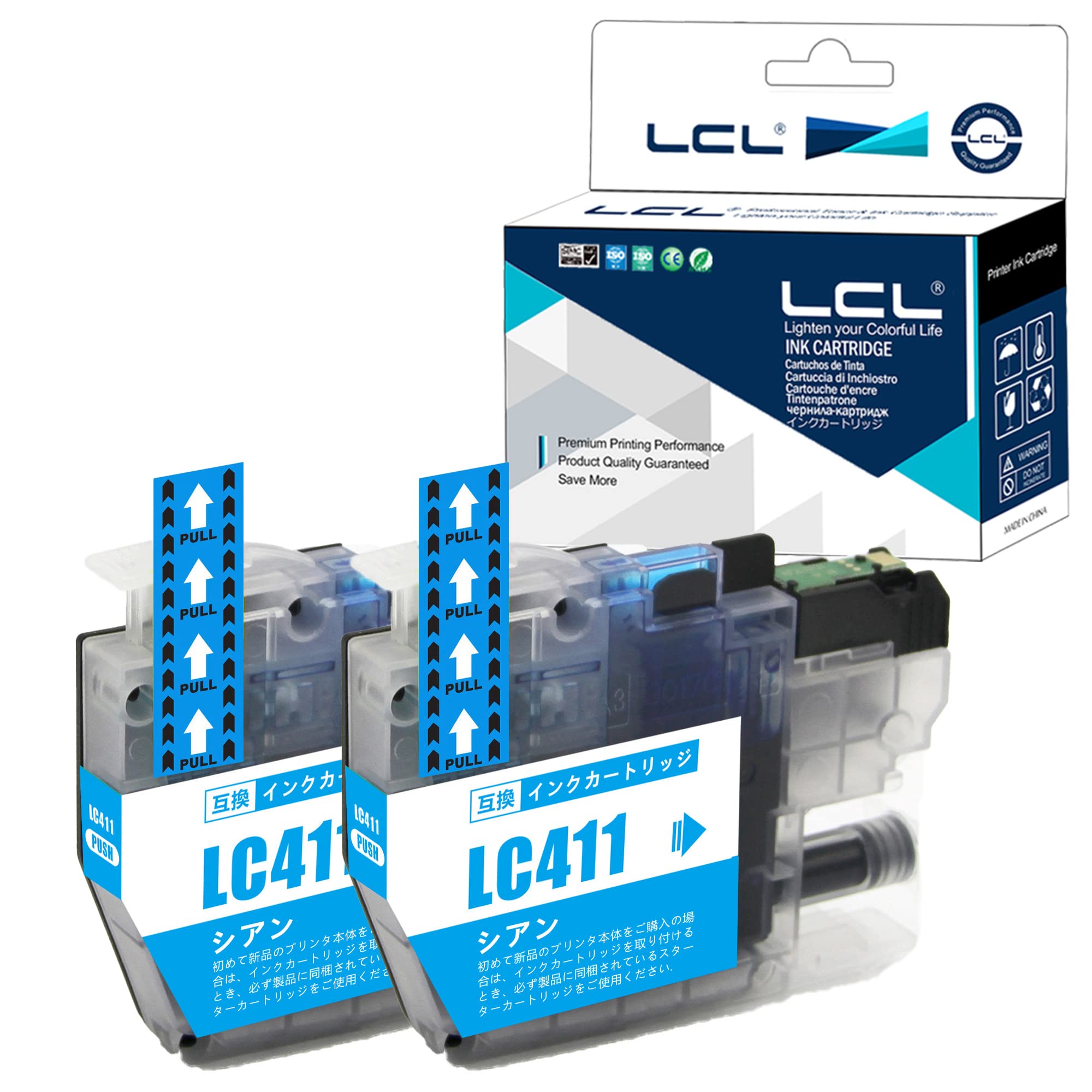 LCL ブラザー用　インク Amazon.co.jp: LCL ブラザー用 LC411 4色セット LC411-4PK 互換