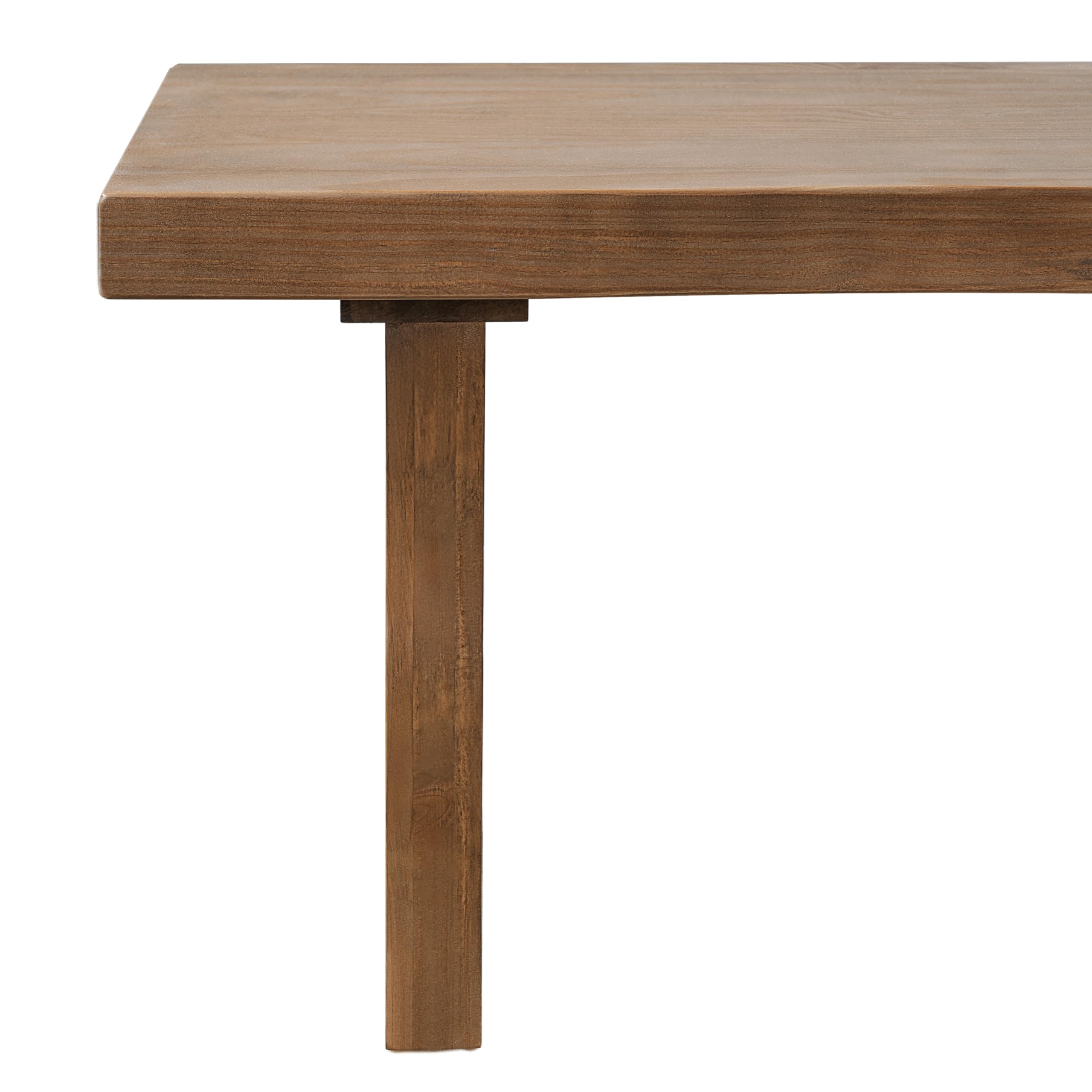 Christopher Knight Home Hartwell 63" Indoor Pine Dining Bench, Solid Wood Bench Seat for Dining Table, Rectangular Dining Seat, Spacious Seating, Long Footstool for Living Room Dining Room, Pine Wood