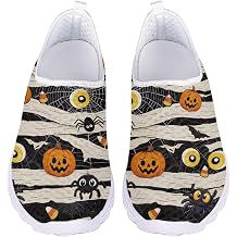 Jeiento Running Shoes for Women Men Athletic Walking Sneakers,Fall Leaf Shoes,Halloween Shoes for Hiking Walking Sports Travel Jogging Shoes
