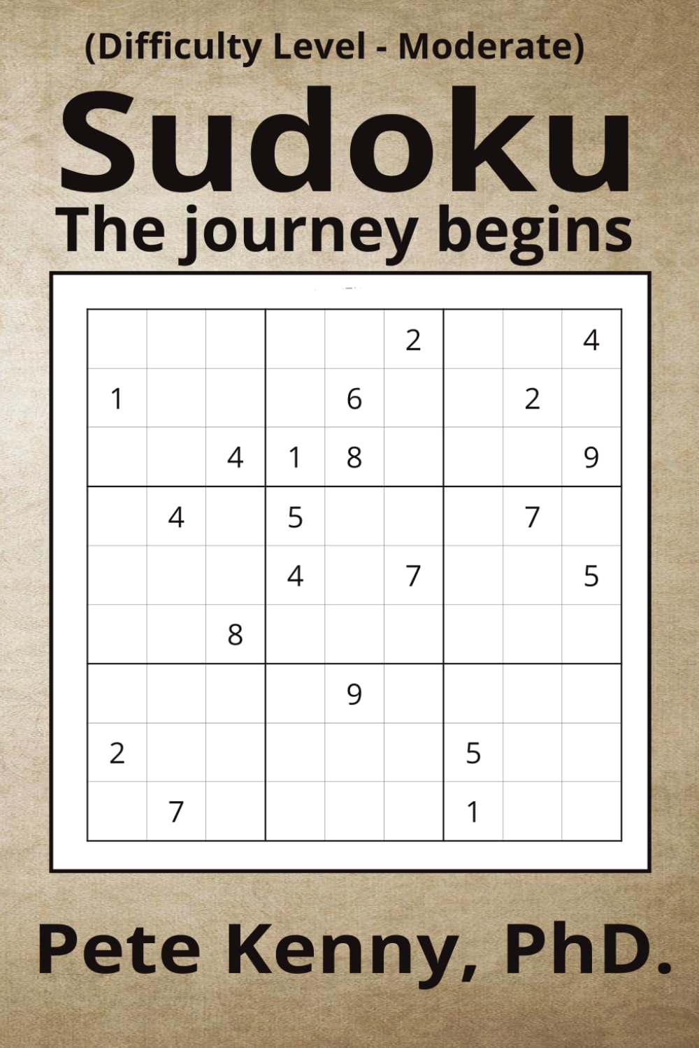 Sudoku: The Journey Begins | 6x9 inches | 112 pages | Solutions included