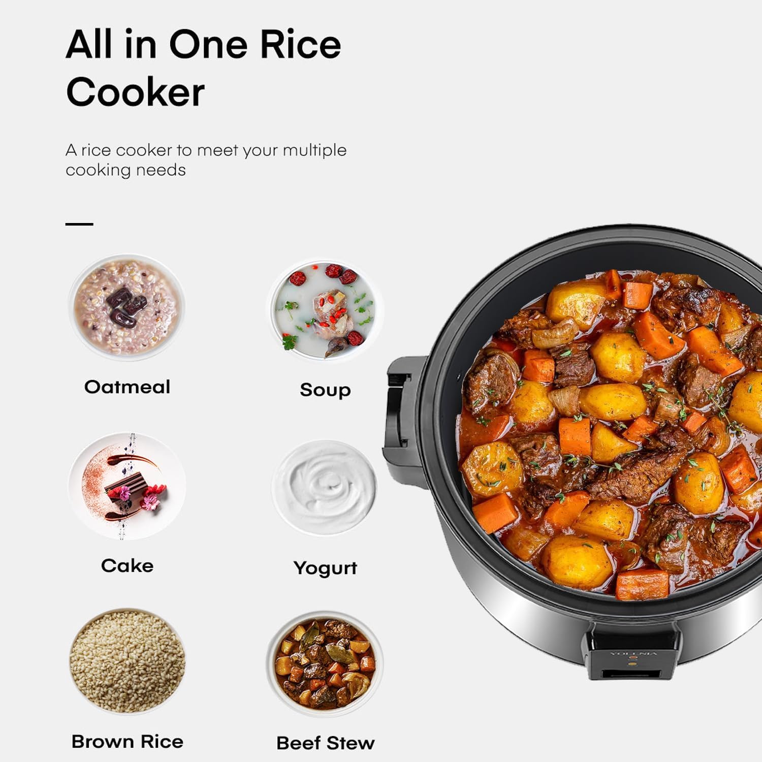 Large 15L Commercial rice cooker 84 cups cooked / 32 cups uncooked rice Electiric Rice Cooker & Rice Warmer | Automatic Warm | Stainless Steel | with One-Touch Operation