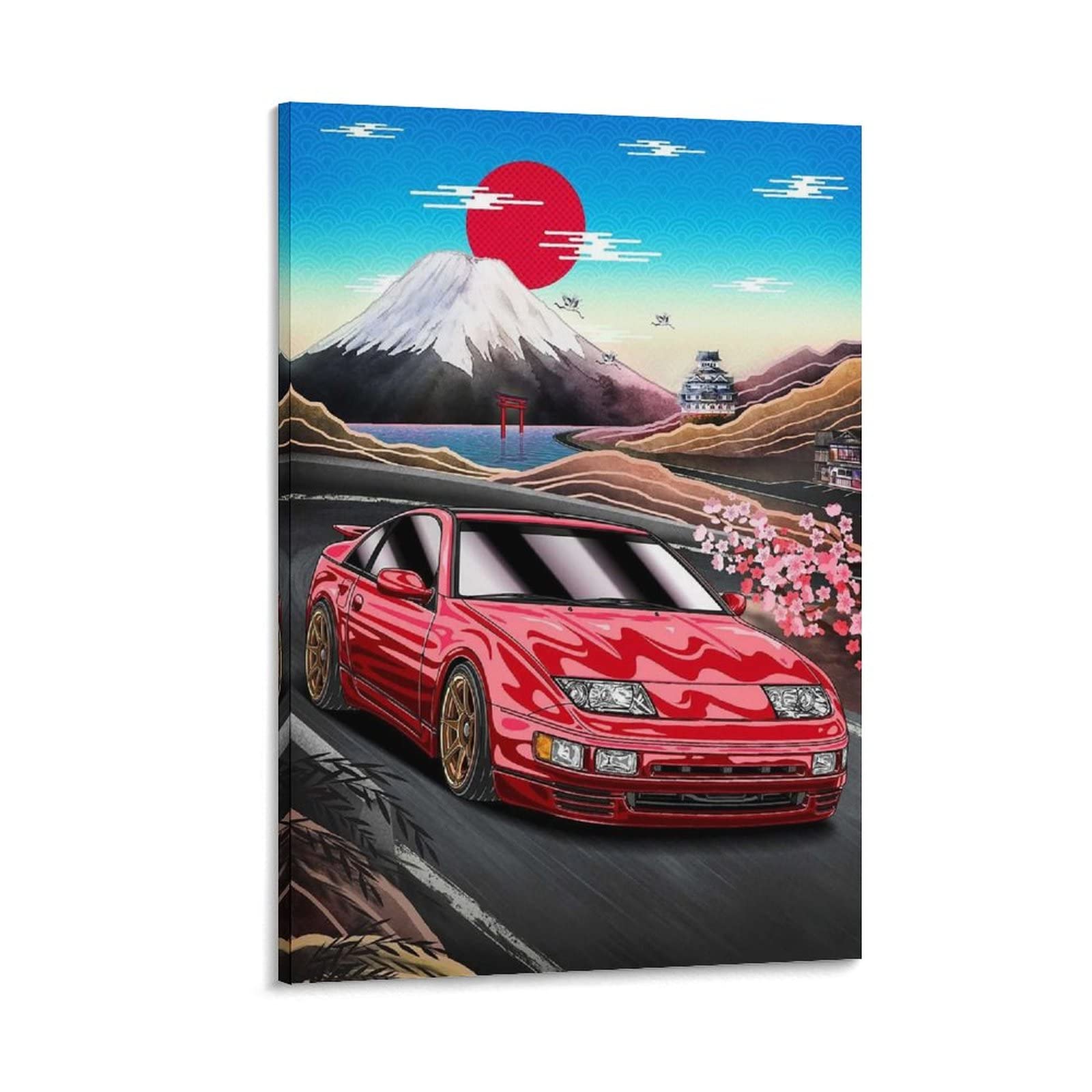 ポスター Gori KAWASAKI Poster GPz550 ZX550 1984 1985 1986 Suitable to