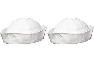 Rhode Island Novelty Cotton Sailor Hat - 21 Inch Circumference, Pack of 2