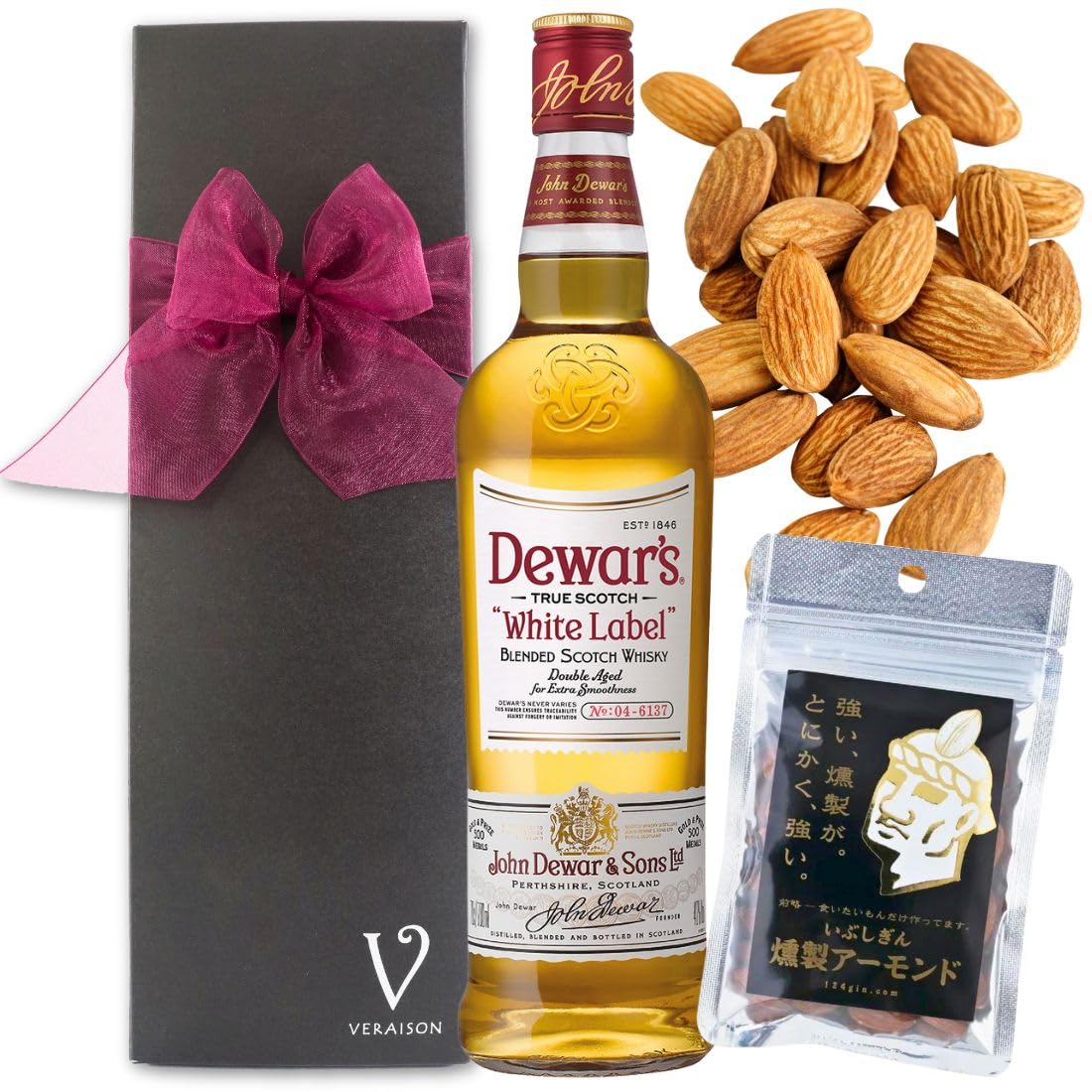 Amazon.co.jp: ウイスキー おつまみ ギフト ウイスキー デュワーズ  