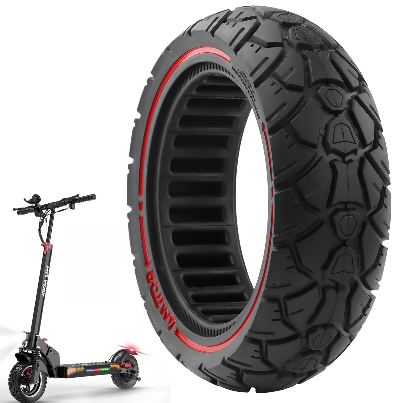 Hitway Neumáticos Sólidos 70/65-6,5 H5 HB24 Hiboy Smartgyro Speedway Rockway Crossover Speedway 5 Dualtron 3 Kugoo G-Booster KuKirin G3 (1 PCS)