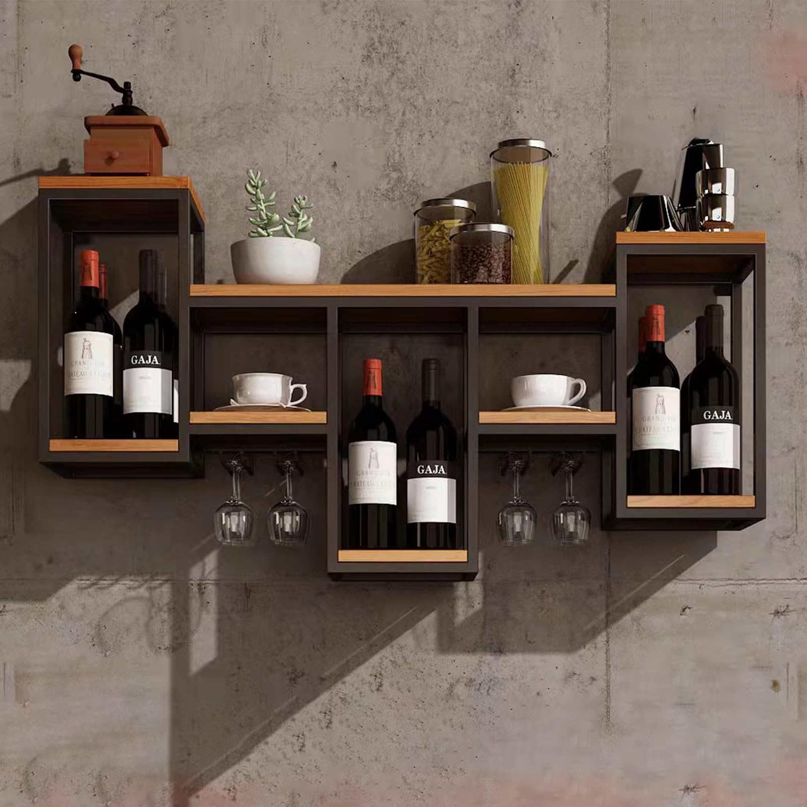 Étagère multifonctionnelle pour bouteilles de bar afin de libérer de l'espace