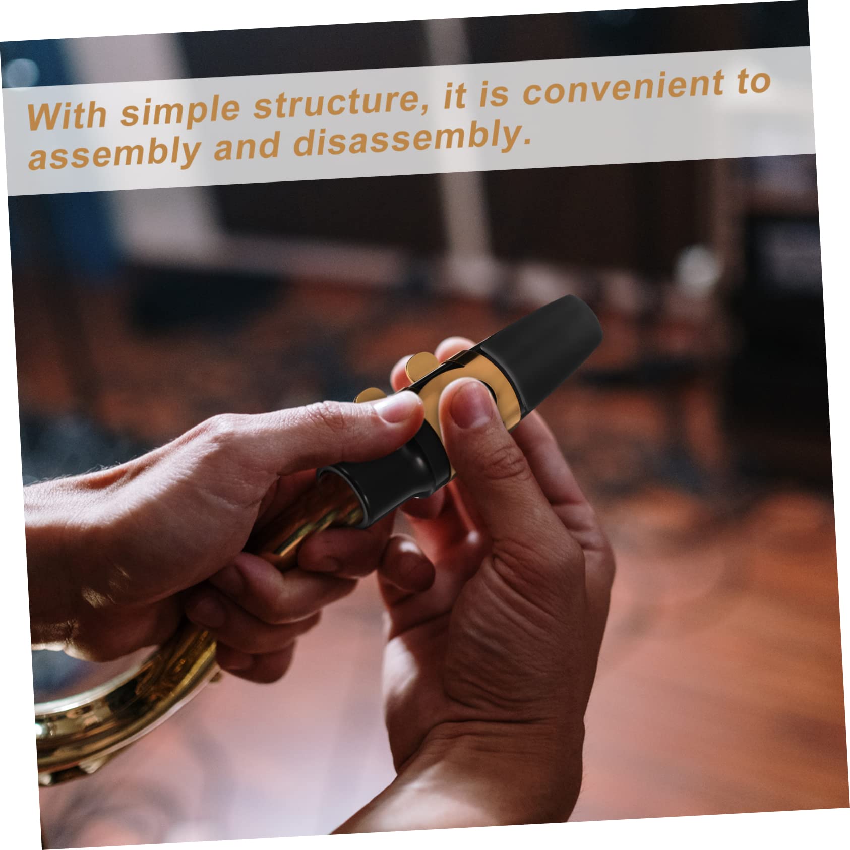 TOYANDONA 3ensembles Kit Accessoires Pour Saxophone Alto Plastique Avec Embouchure Capuchon Languettes Et Clips Pratique Et Léger Pour Étudiants Et Débutants