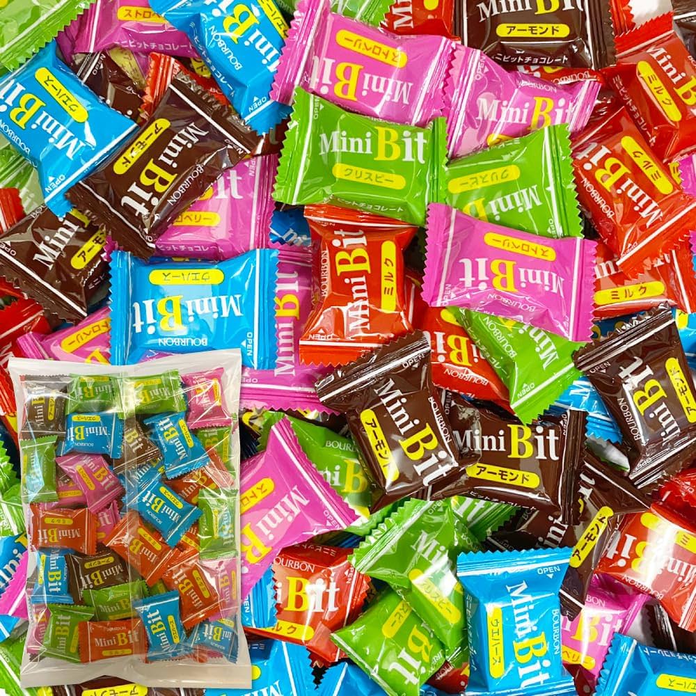 ブルボン - お菓子詰め合わせ、お菓子まとめ売り、ブラックサンダー、ミニビットアソート、ラムネ Amazon | ブルボン ミニビット アソート FS 448g シェアパック