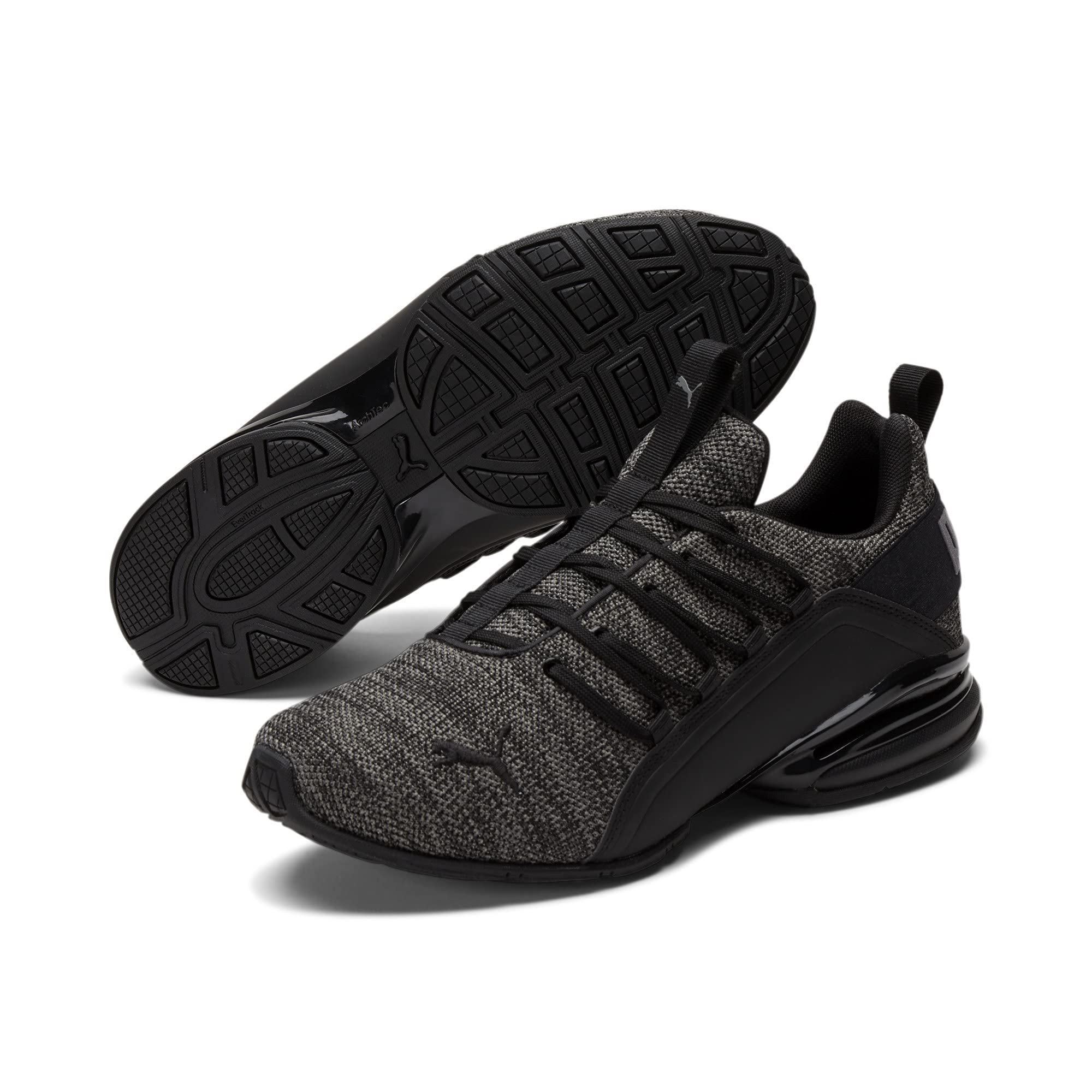 PUMA Axelion Perf Cross-Trainer męski, Puma Czarny Castlerock, 45 EU