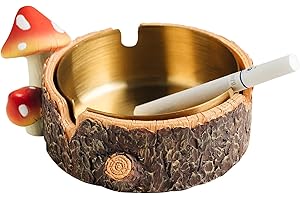 Mini Mushroom Ashtray for Indoor Garden Decor