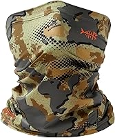 Vista 17 de BASSDASH Protección solar UPF 50+ UV Polaina para el cuello, máscara de pesca, caza, kayak, senderismo, ciclismo, esquí, deportes