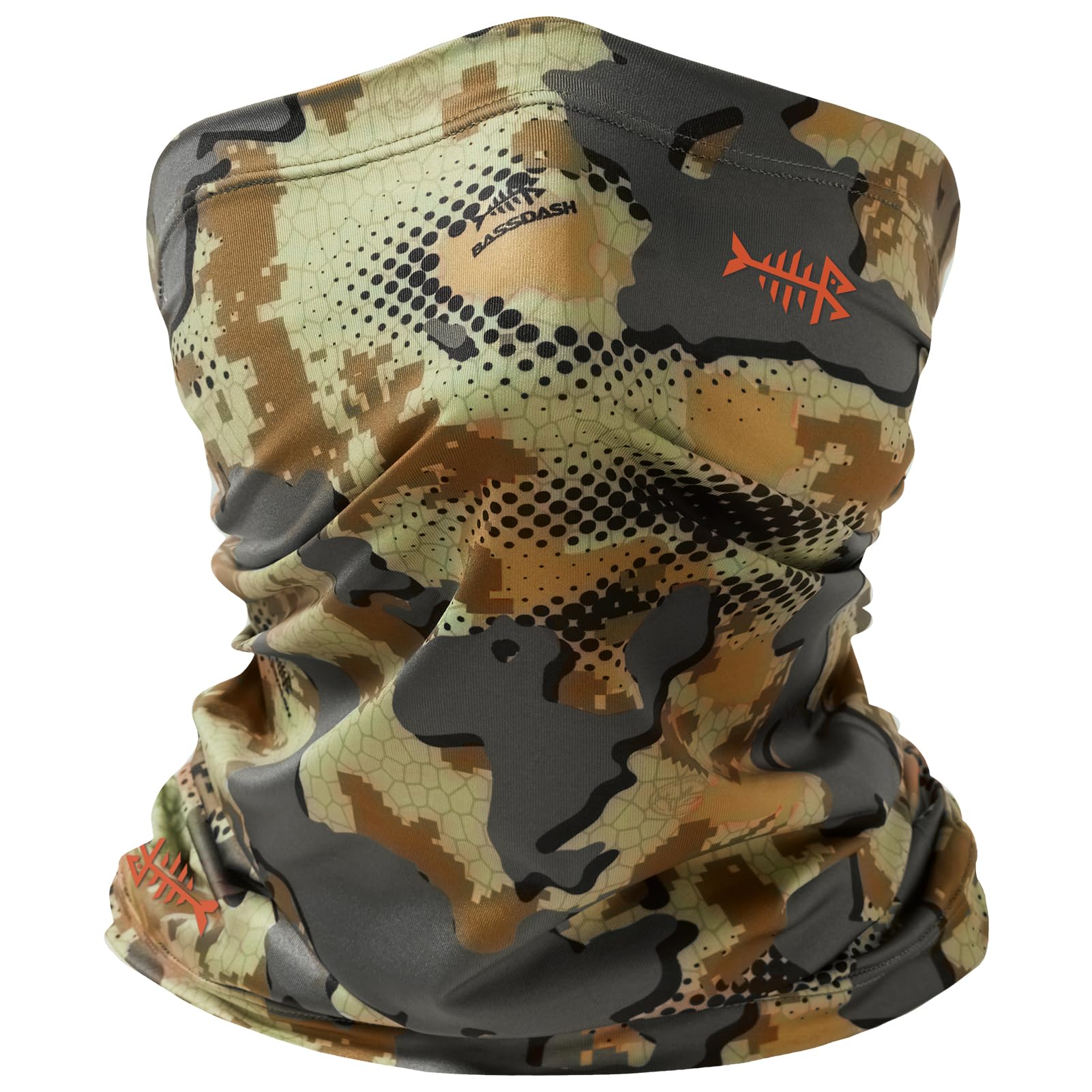 BASSDASH UPF 50+ UV Sun Protection Neck Gaiter Fishing Mask Hunting Kayaking Hiking Cycling Ski Sports