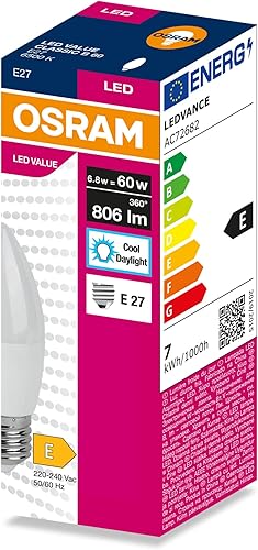 Osram LED VALUE CLASSIC B 60 6.8W/4000K E27