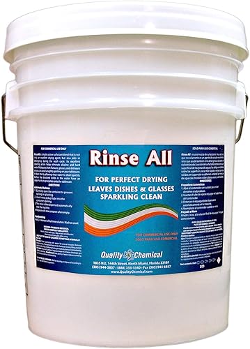 Enjuague All - Ayudante de enjuague de grado industrial comercial - Cubo de 5 galones