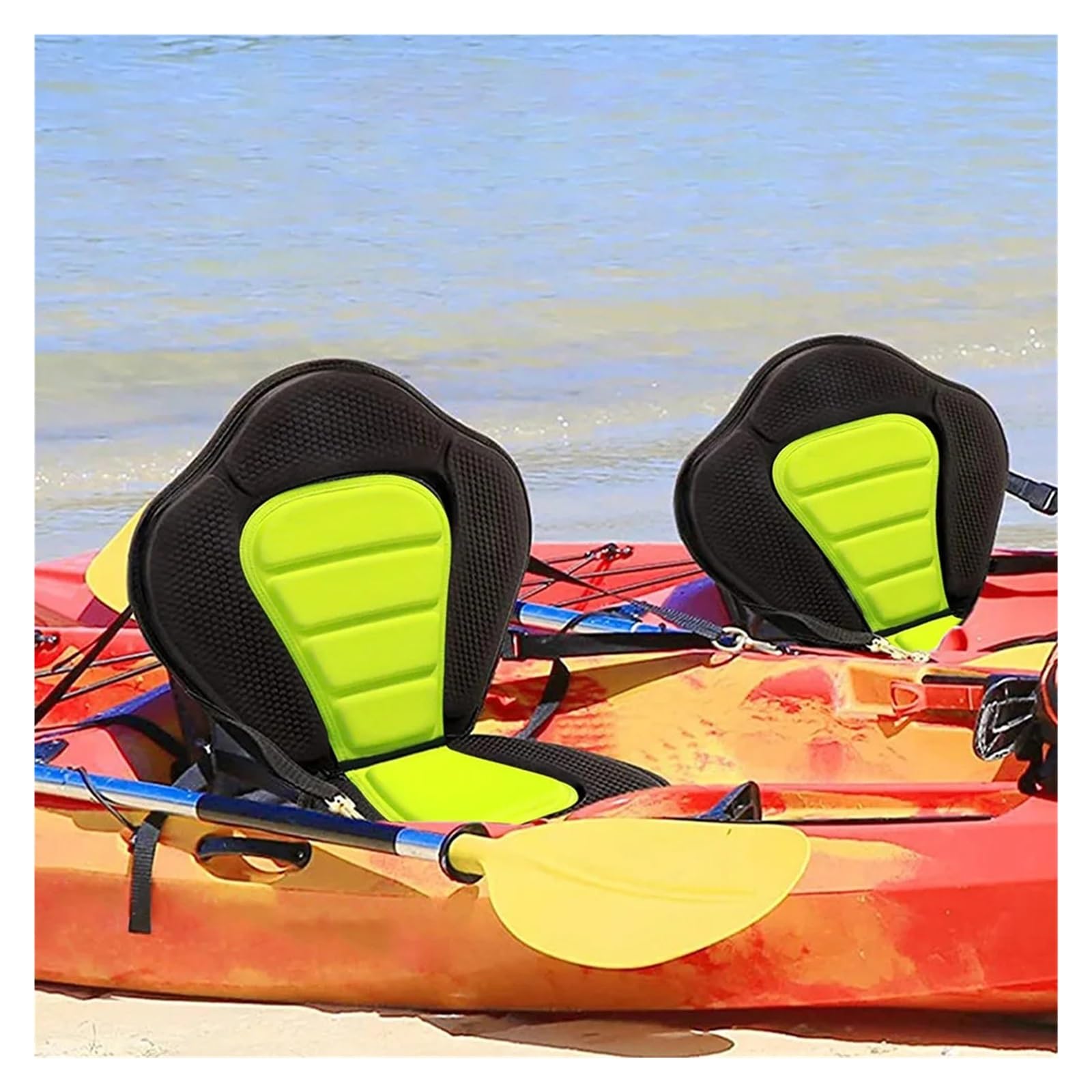 Kajak-Paddle-Board-Sitz, Verstellbarer Steh-Rückensitz mit Aufbewahrungstasche, Rutschfester Rückenlehnensitz for Ruderboote, Angeln, Kanufahren für Kajak, Kanu