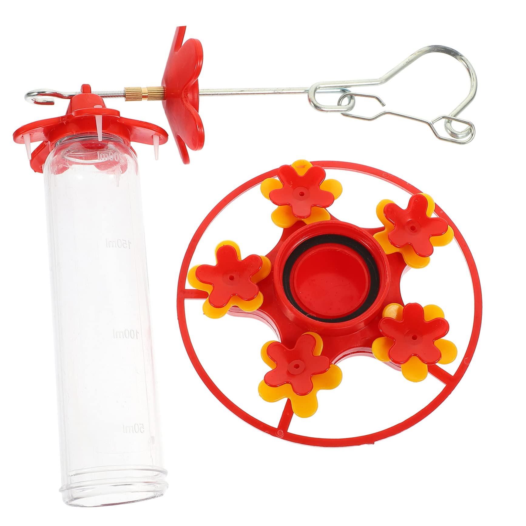 POPETPOP 2 Piezas Comedero Colgante para Pájaros Bebedero Colibrí Decoración De Patio Botella De Agua De Pájaro Comedero para Colibríes Al Aire El Pájaro Planchar Comida De Pajaro