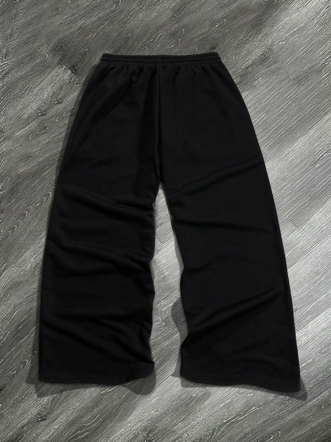 QJQ Men's Wide Leg Baggy Sweatpants Vintage Y2K Striped Track Pants with Pockets Casual Streetwear - Image 3