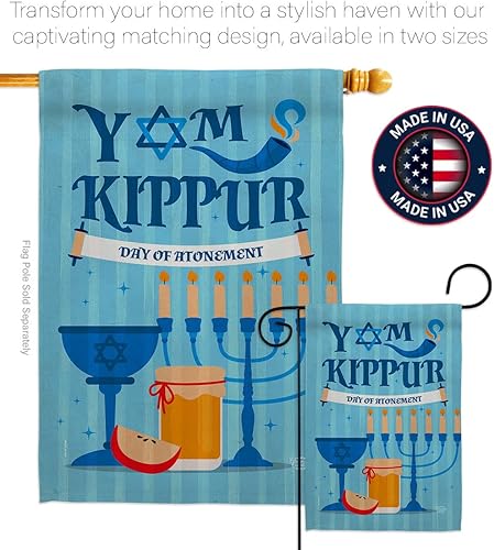 Miniatura 4 de Cartel de decoración de casa de oración de arrepentimiento religioso de Yom Kippur The in Judaism Arrepentimiento para decoración de casa de patio