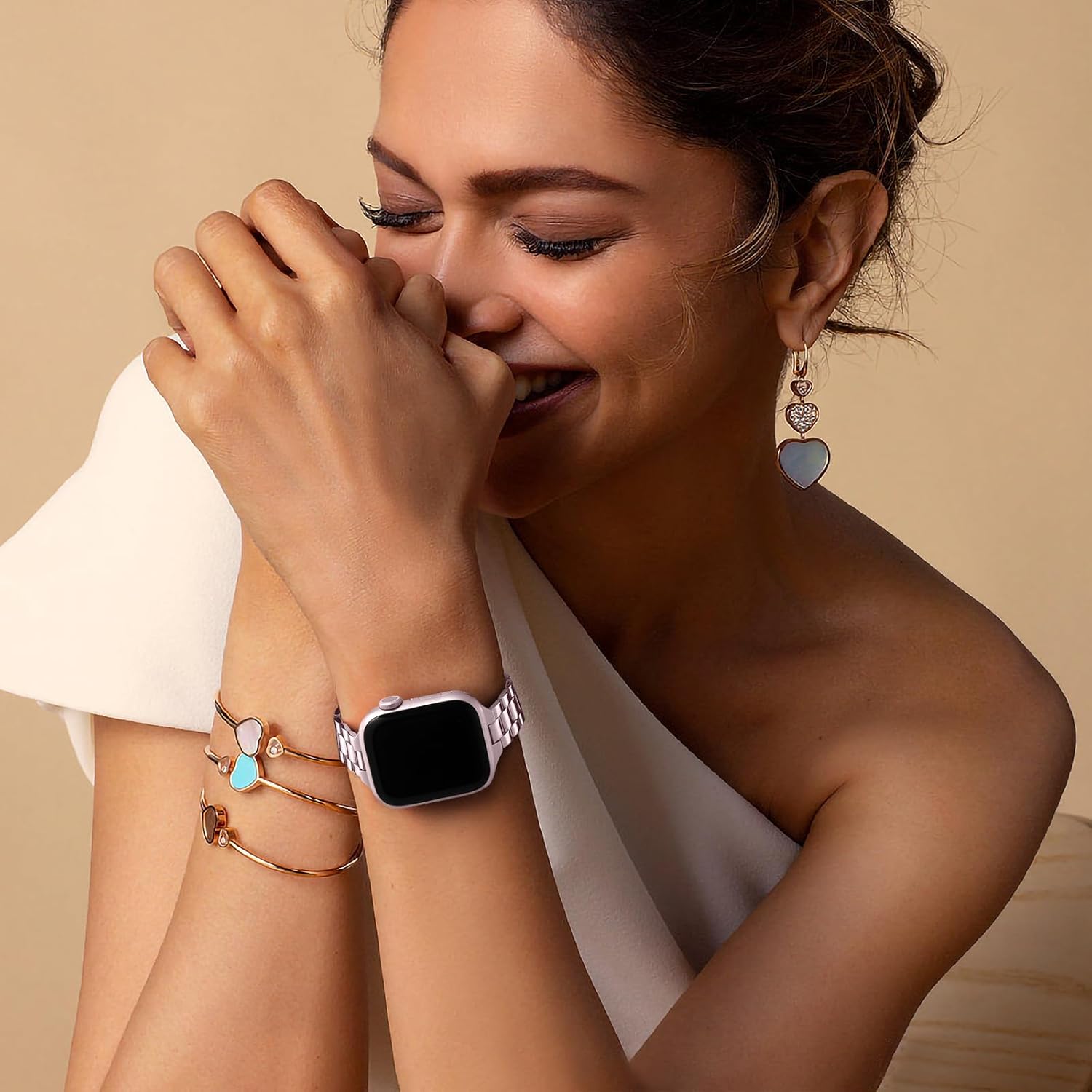 Thin Stainless Steel Bands Compatible with Apple Watch 38mm 40mm 41mm 42mm 44mm 45mm 46mm for Women, Metal Straps for iWatch Series 11 10 9 8 7 6 5 4 3 2 1 SE - Image 6