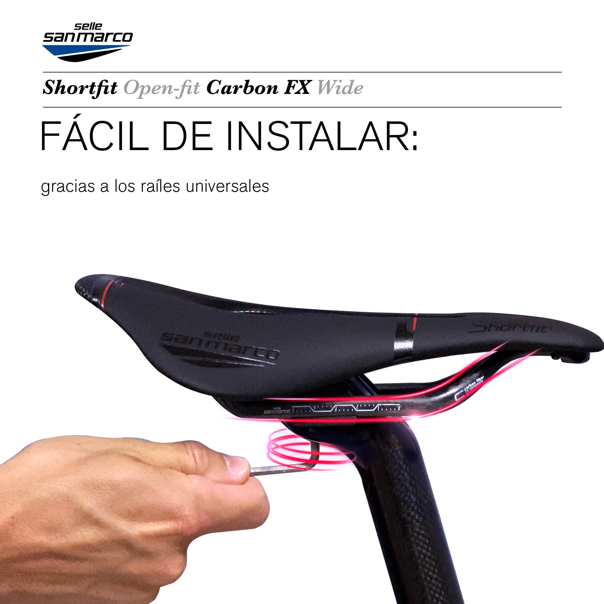 Selle San Marco Shortfit Carbon FX Saddle